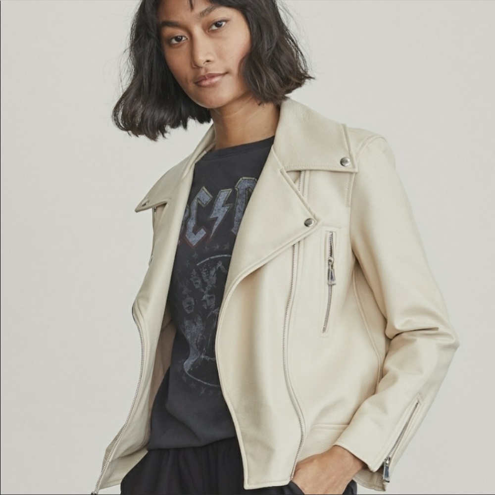 Elizabeth and James Kohl’s faux moto jacket